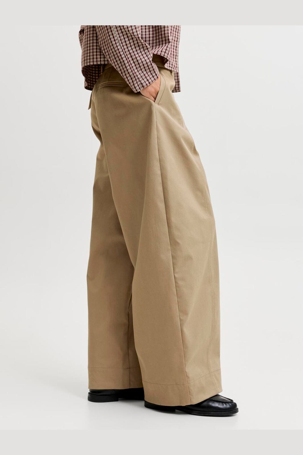 Jjxx - Jxruby Suma Baggy Barrel Pants - 5077734 Petrified Oak