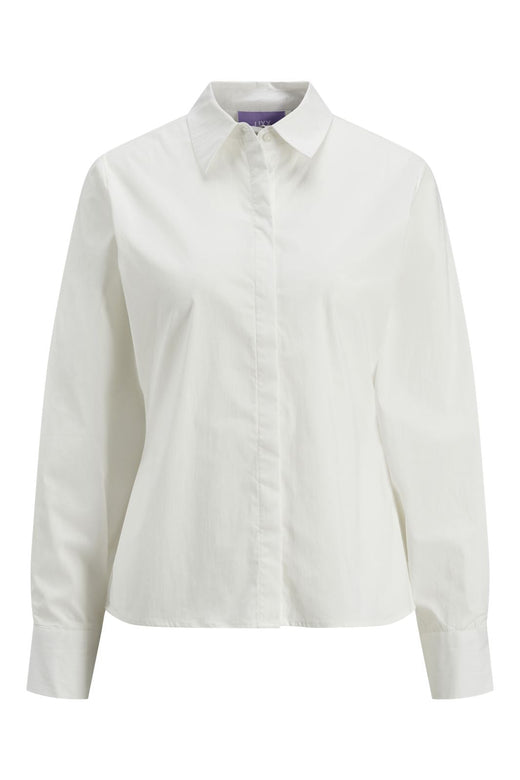 Jjxx - Jxsaga Ls Slim Shirt Sn - 4527215 Blanc De Blanc
