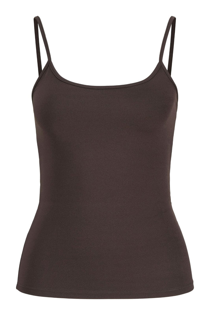 Jjxx - Jxsania Str Singlet Top - 4964488 Seal Brown