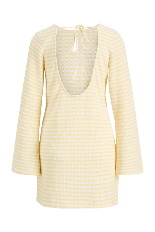 Jjxx - Jxsiena Ls Open Back Dress - 5020988 Sunlight Vanilla Ice
