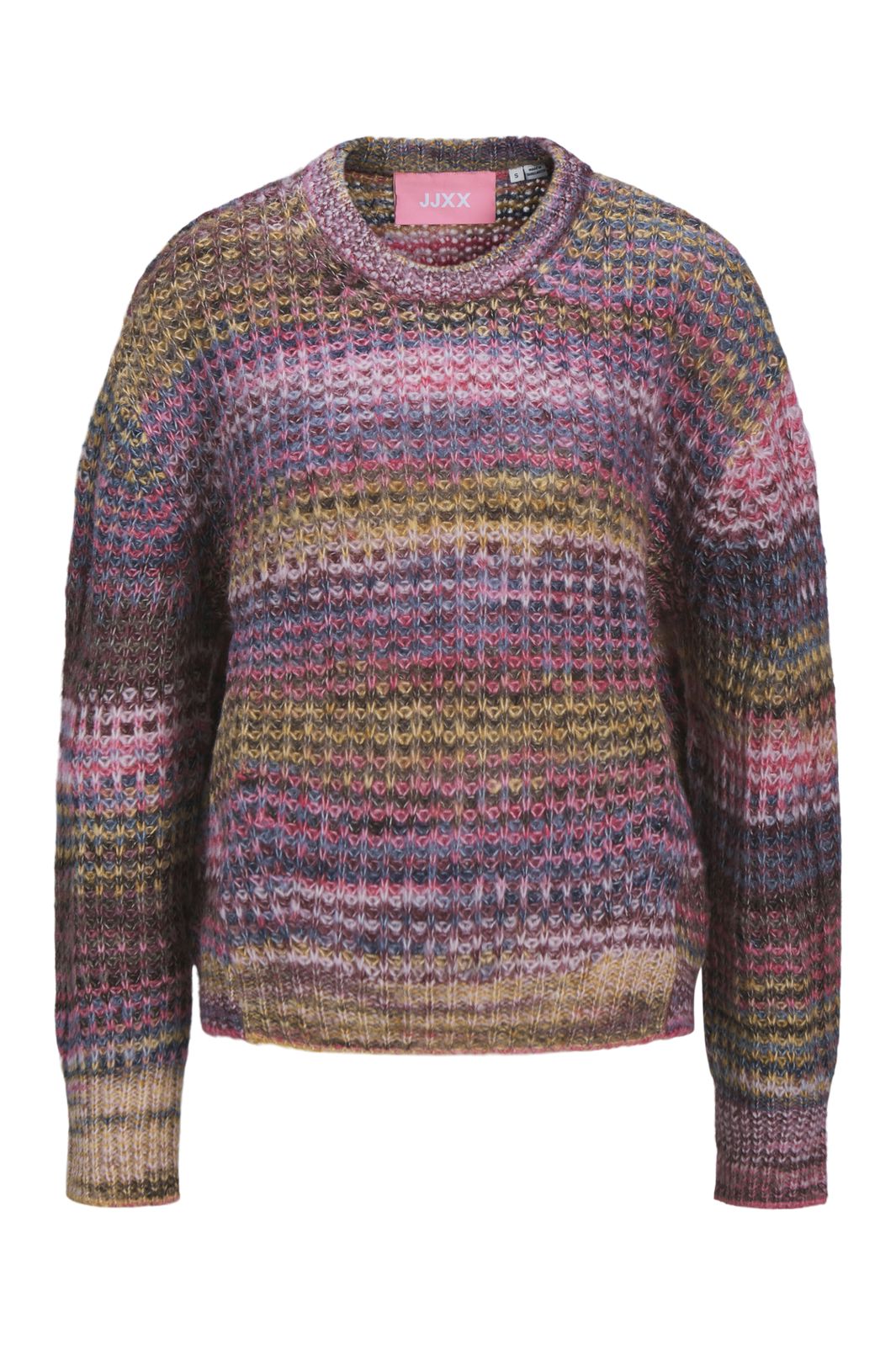 Jjxx - Jxsimone Space Dye Crew Neck Knit Sn - 4809111 Cabernet /Multi Space Dye