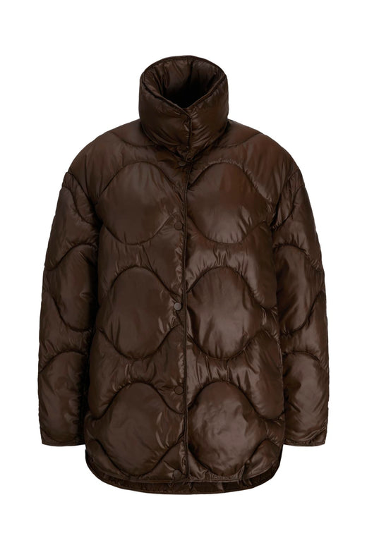 Jjxx - Jxstella Shiny Quilted Jacket Sn - 5038518 Demitasse