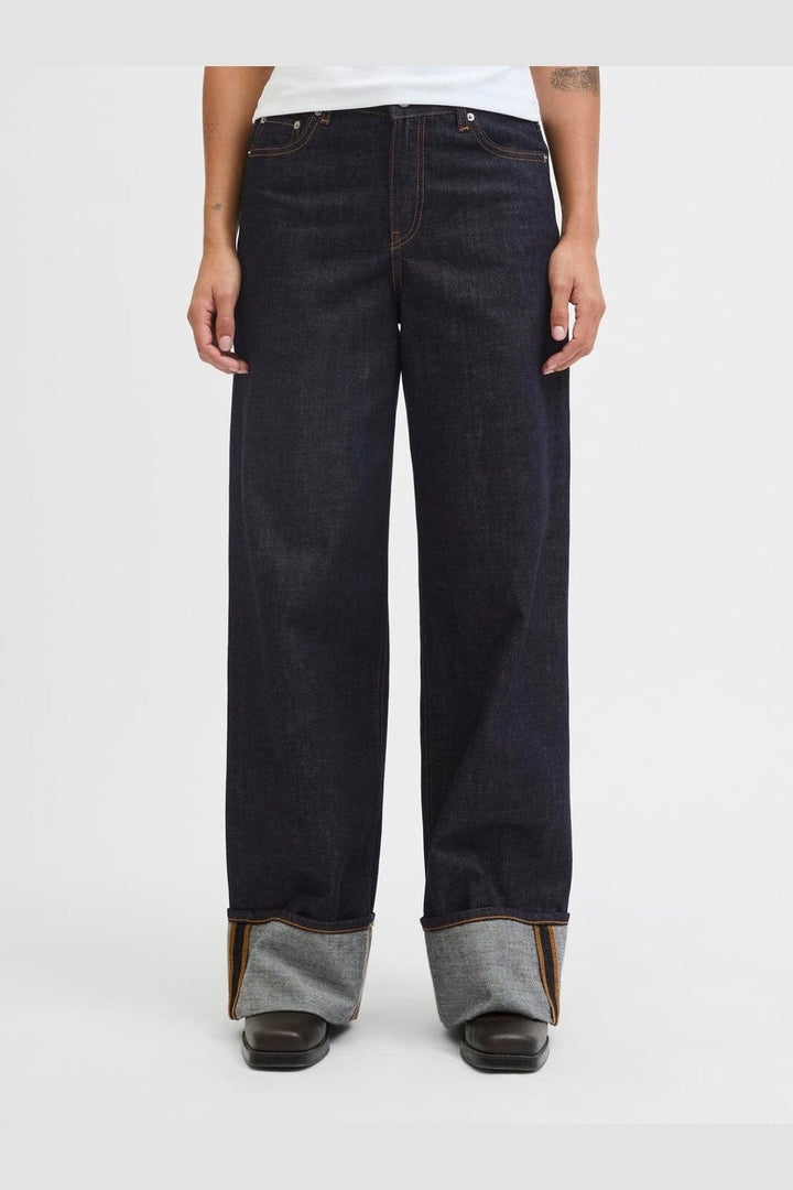 Jjxx - Jxtokyo Vega Wide Fold Up R269 - 4825097 Dark Blue Denim