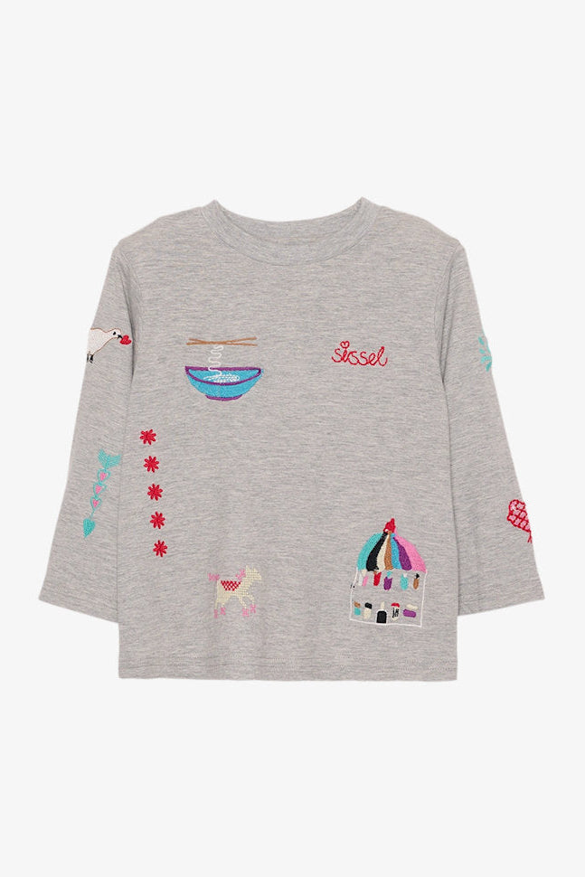 Sissel Edelbo - Billie Mini Top Se 2054 - Grey MéLange