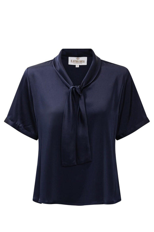 Karmamia - Audrey Blouse (Short) 2346 - Semi Rich Ink Blue