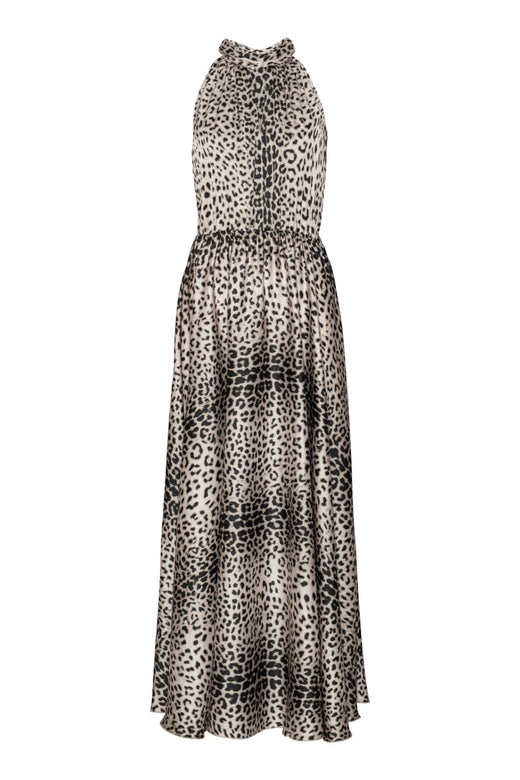 Karmamia - Ava Maxi Dress 2181 - Nude Leopard Kjoler 