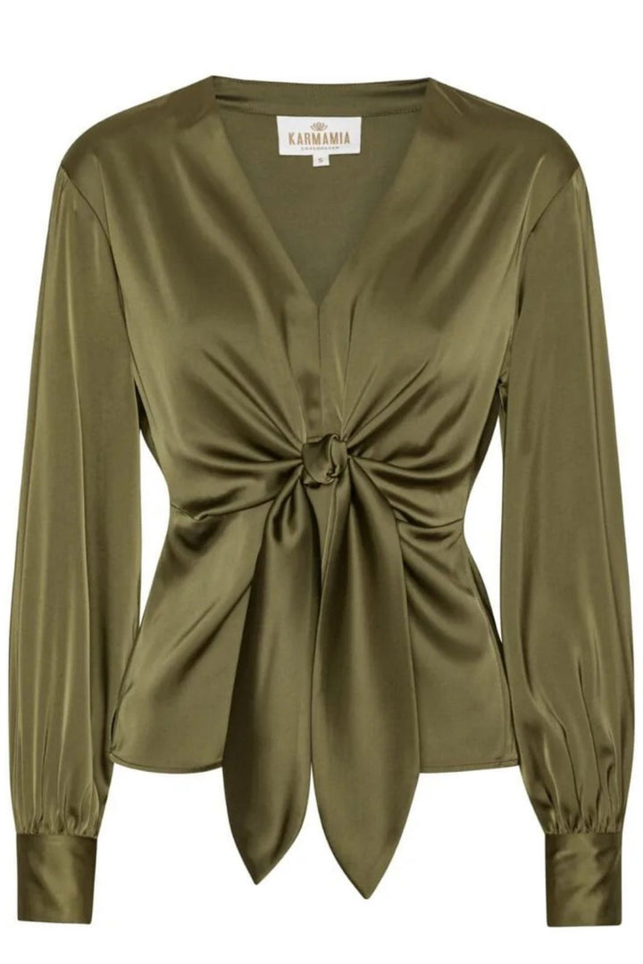 Karmamia - Blair Blouse 2228 - Semi Rich Olive