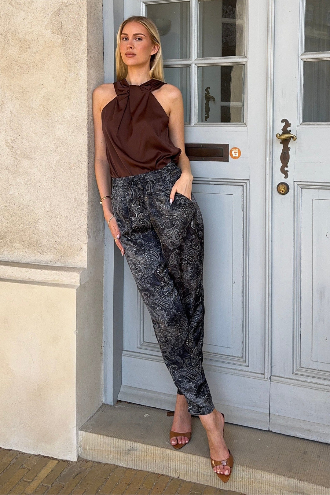 Karmamia - Cora Pants 2234 - Gaia Paisley Bukser 