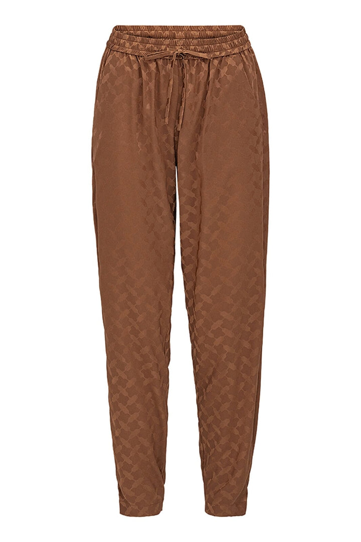 Karmamia - Cora Pants - Camel Keffiyeh Jacquard Bukser 