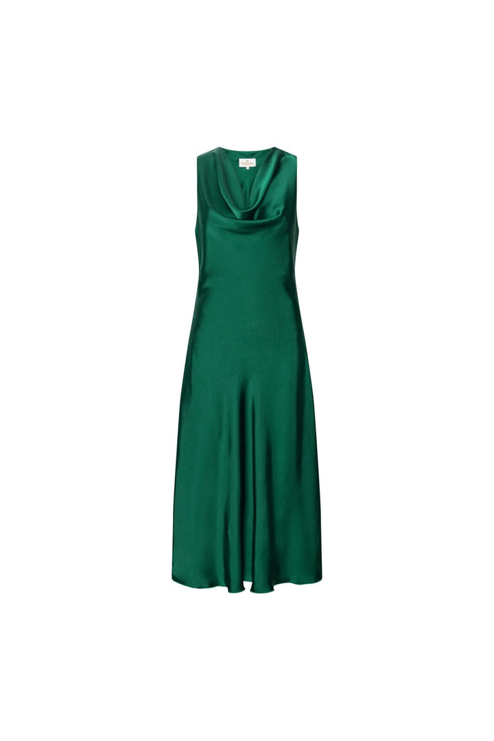 Karmamia - Flow Dress 2295 - Semi Rich Pine Green
