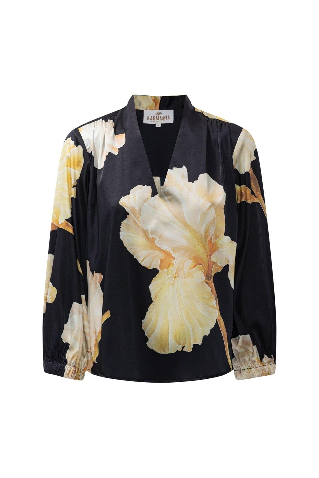 Karmamia - Jody Blouse 2348 - Gold Maxi Flower