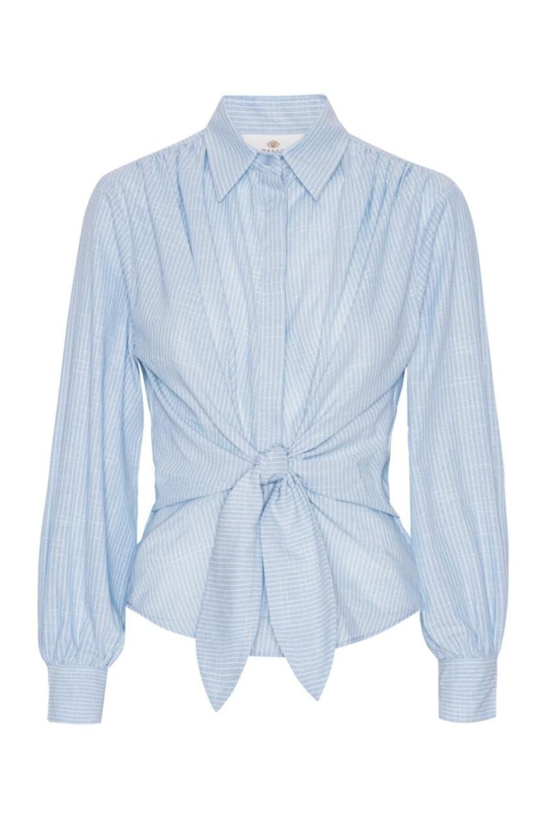 Karmamia - Lee Shirt - Sky Pin Stripe Skjorter 