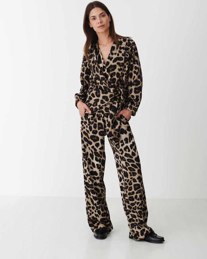 Karmamia - Lou Pants 2210 - Hammered Leopard Bukser 