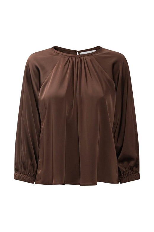 Karmamia - Rachel Blouse 2415 - Semi Rich Brown