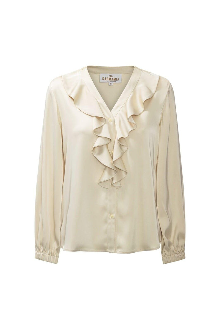 Karmamia - Sophia Blouse 2354 - Semi Rich Porcelain