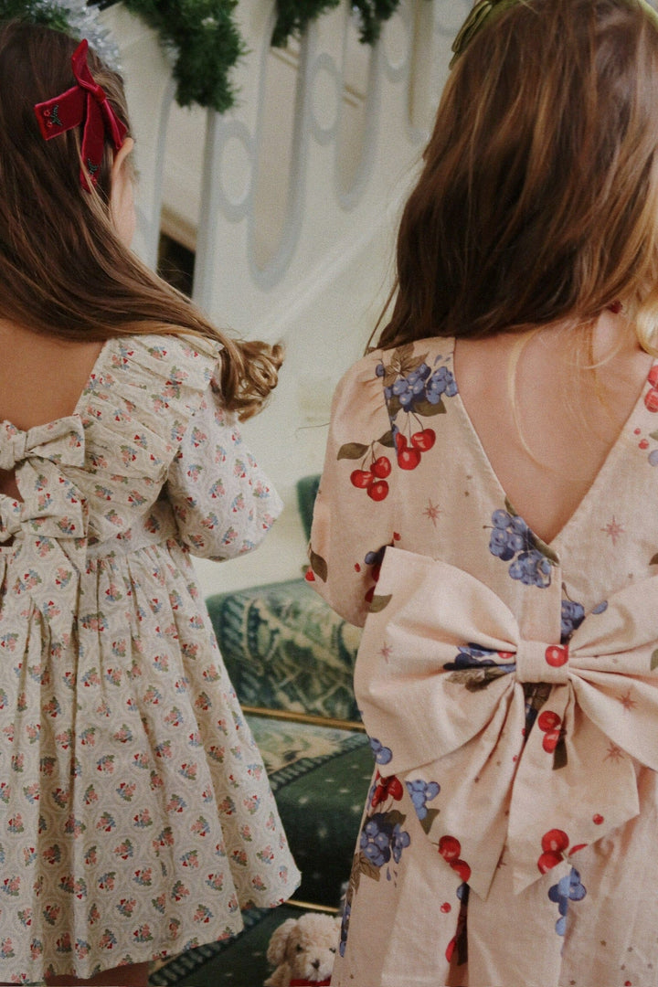 Konges Sløjd - Avi Ls Bow Dress Gots Ks104203 - Cremona Kjoler 