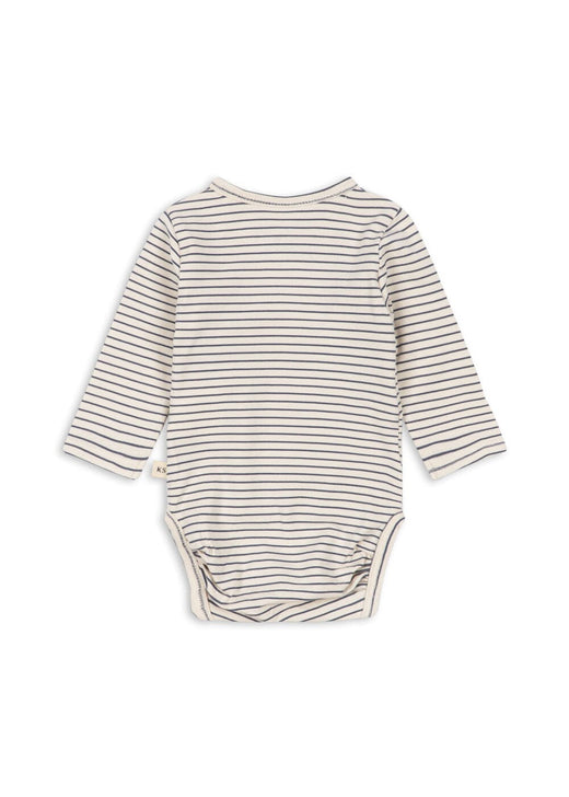 Konges Sløjd - Basic Ls Newborn Body Gots Ks105897 - Stripe Como