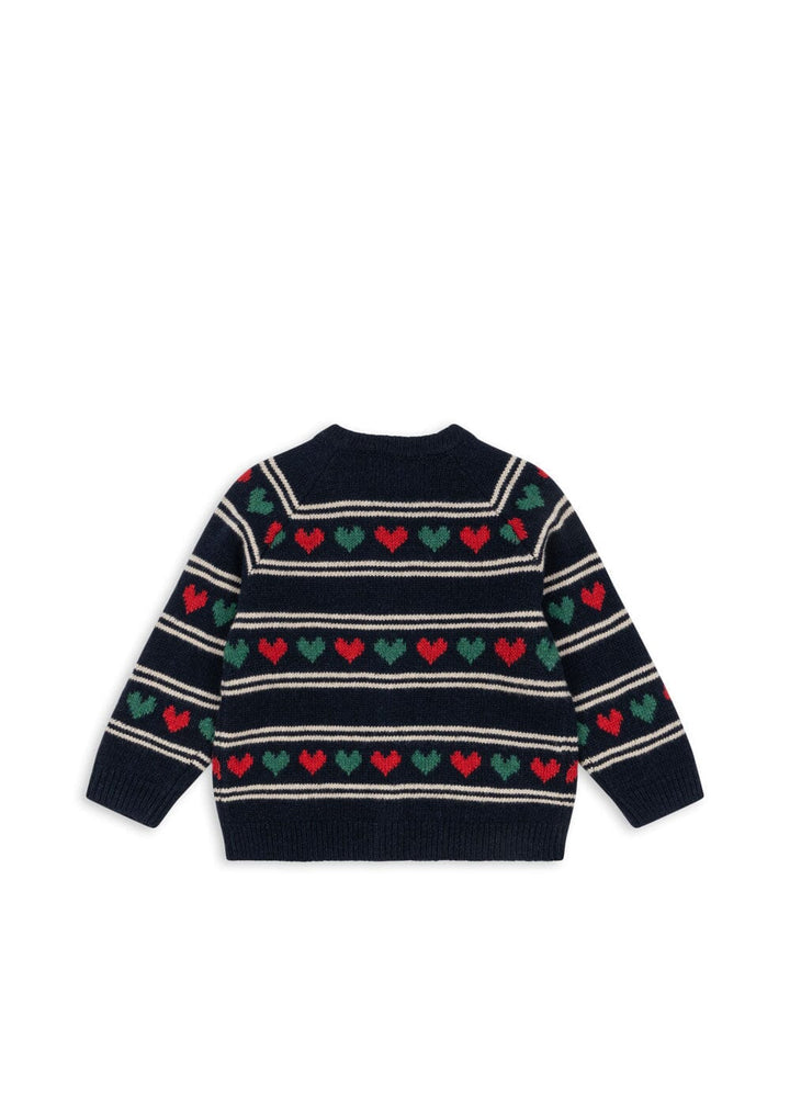 Konges Sløjd - Belou Knit Cardigan Ks104225 - Heart Cardigans 