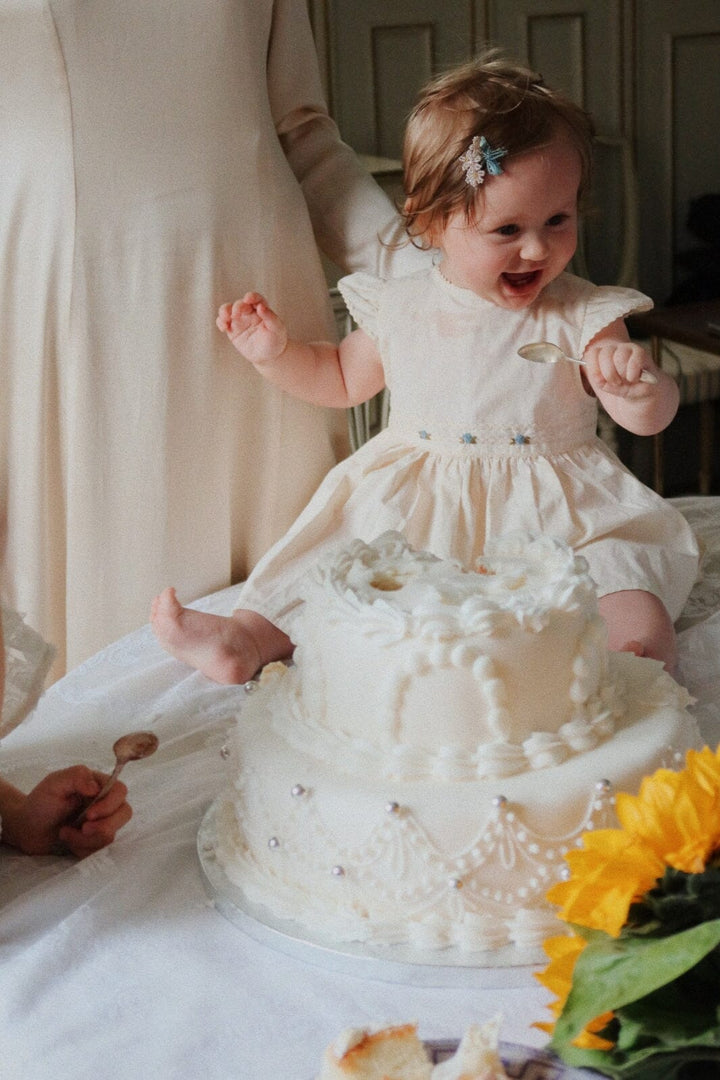 Konges Sløjd - Celebration Aaliyah Baby Set Gots Ks103577 - Eggnog Nattøj 