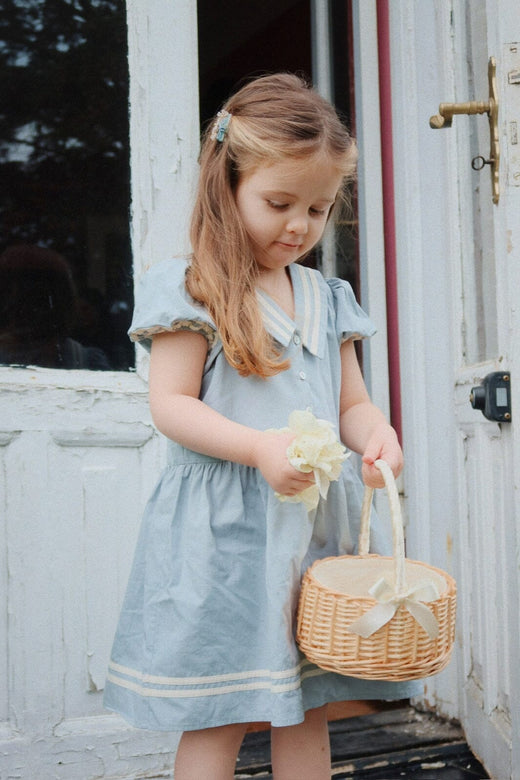 Konges Sløjd - Celebration Allie Sailor Dress Gots Ks103567 - Ashley Blue Kjoler 