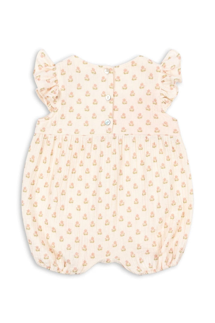 Konges Sløjd - Coco Frill Romper Gots Ks104741 - Carta Rosa