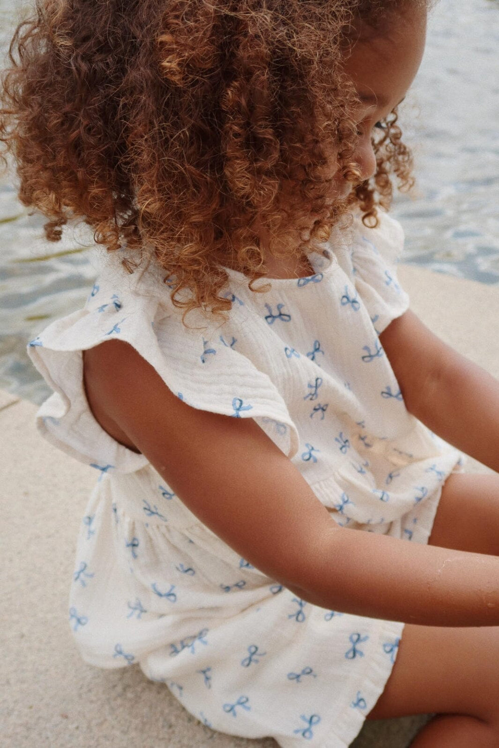 Konges Sløjd - Coco Shorts Gots Ks103206 - Bow Bleu