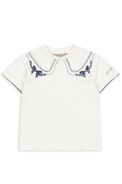 Konges Sløjd - Era Tee Ocs Ks103194 - Off White/bow Collar