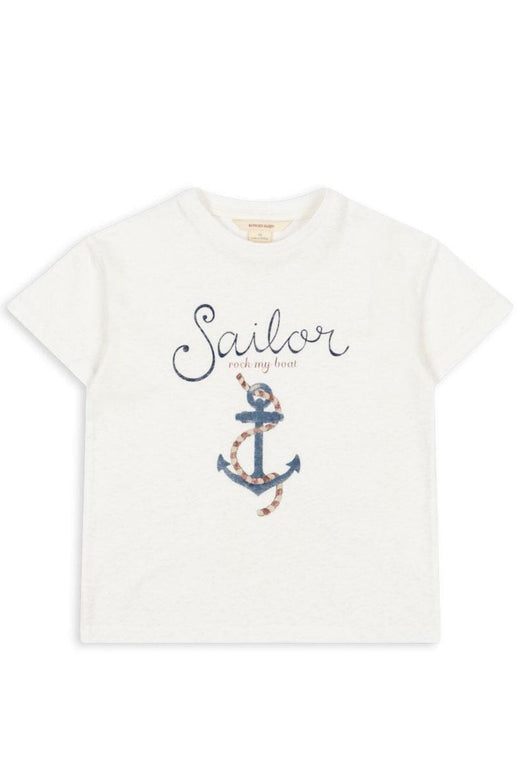 Konges Sløjd - Era Tee Ocs Ks103194 - Off White/sailor