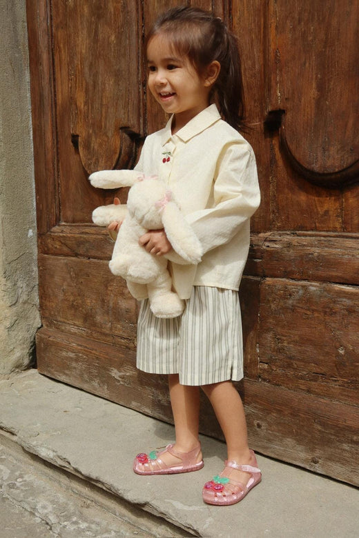 Konges Sløjd - Evia Cherry Shirt Gots Ks104795 - Cloud Cream