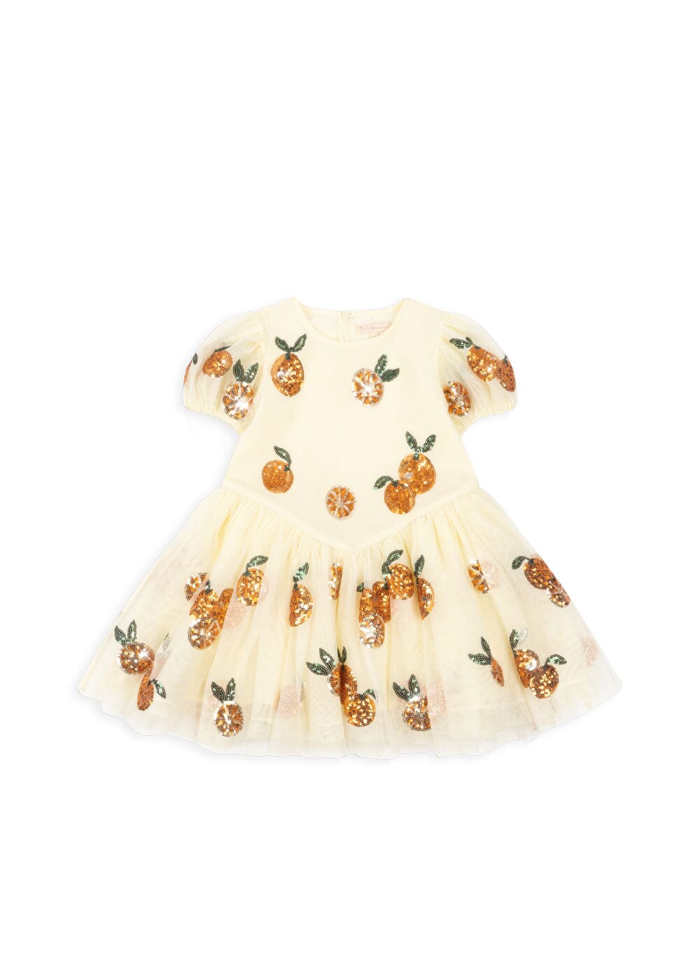 Konges Sløjd - Heartlily Dress Ks105412 - Arancia Sequin