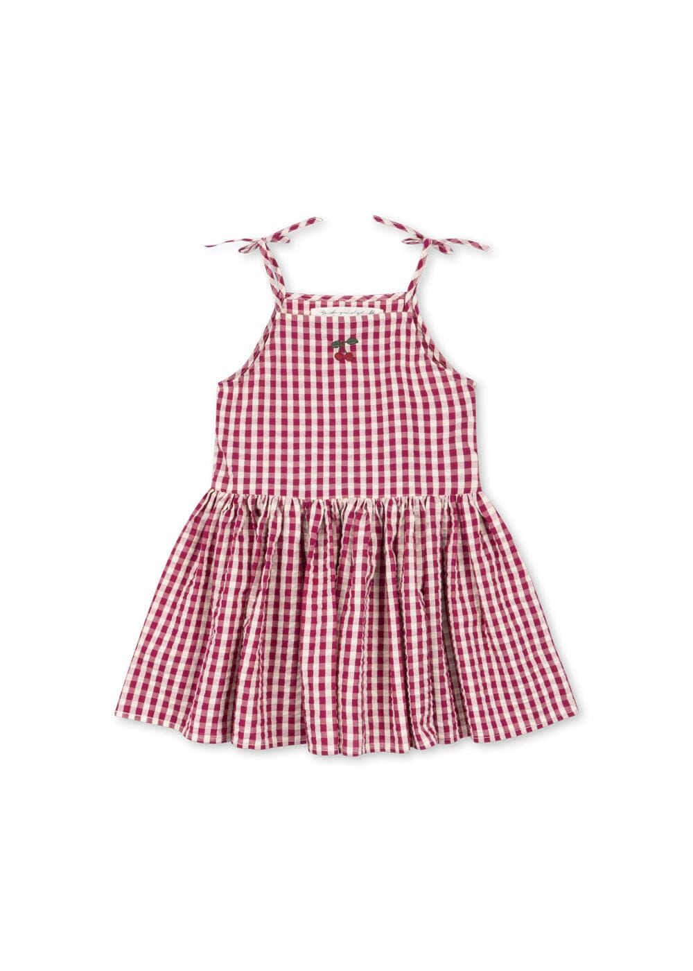 Konges Sløjd - Isotta Dress Gots Ks105603 - Raspberry Check