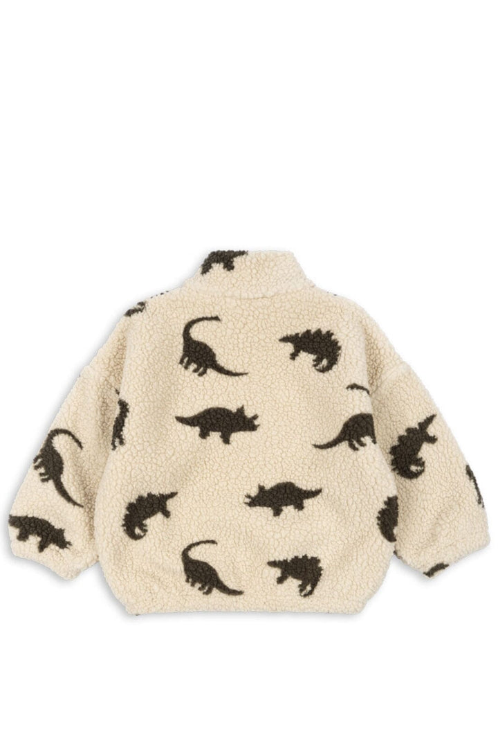 Konges Sløjd - Jody Teddy Half Zip Grs Ks104067 - Dino Silhouette