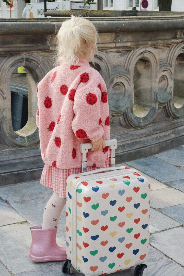 Konges Sløjd - Jody Teddy Jacket Grs Ks103479 - Ladybug Pink
