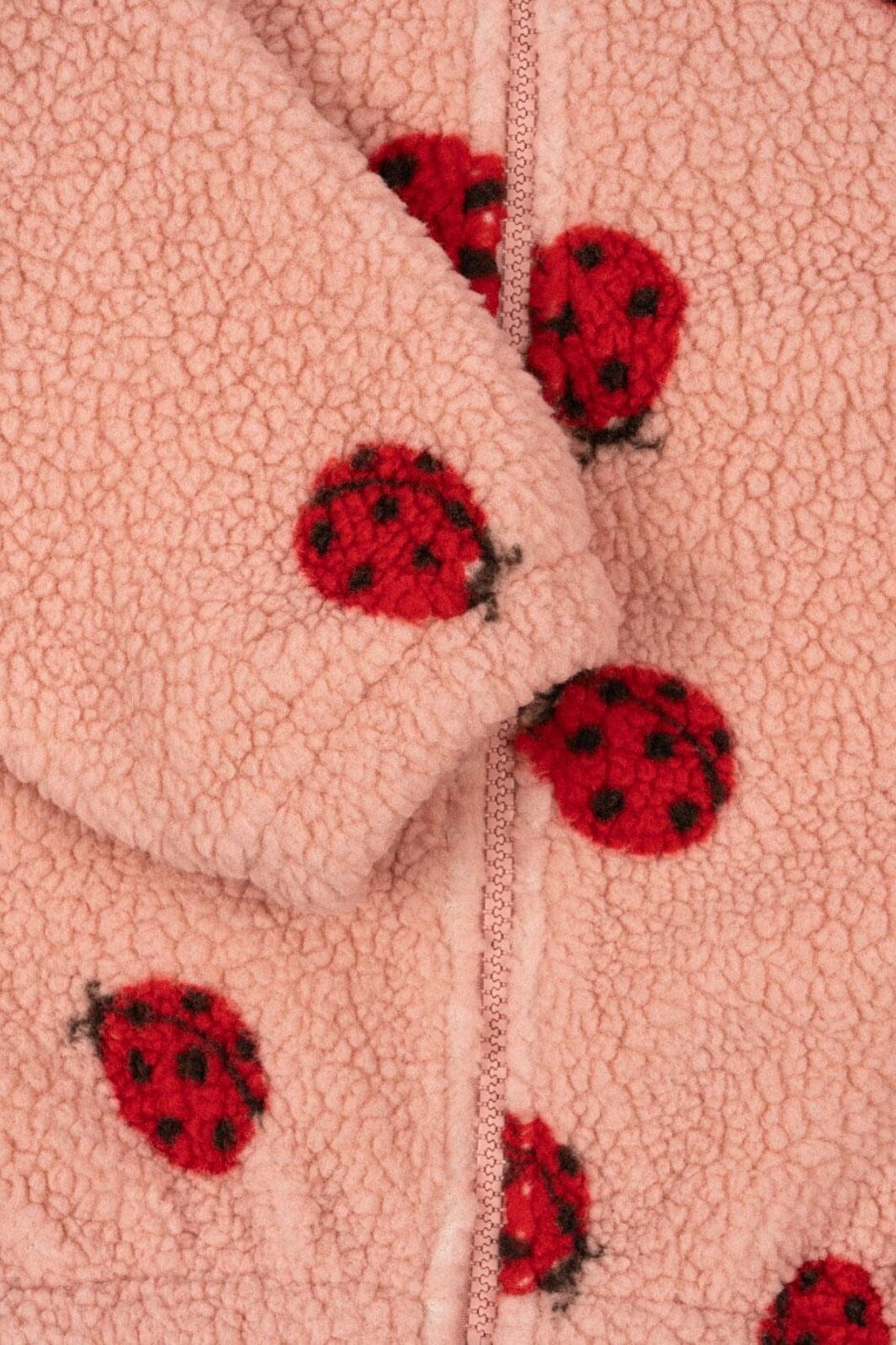 Konges Sløjd - Jody Teddy Jacket Grs Ks103479 - Ladybug Pink