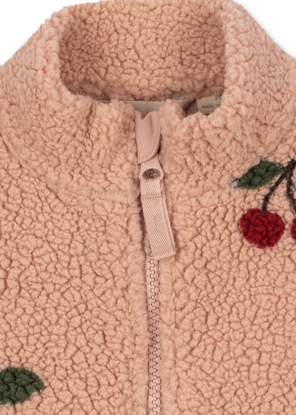 Konges Sløjd - Jody Teddy Jacket Grs Ks105720 - Ma Grande Cerise Blush Fleece jakker 