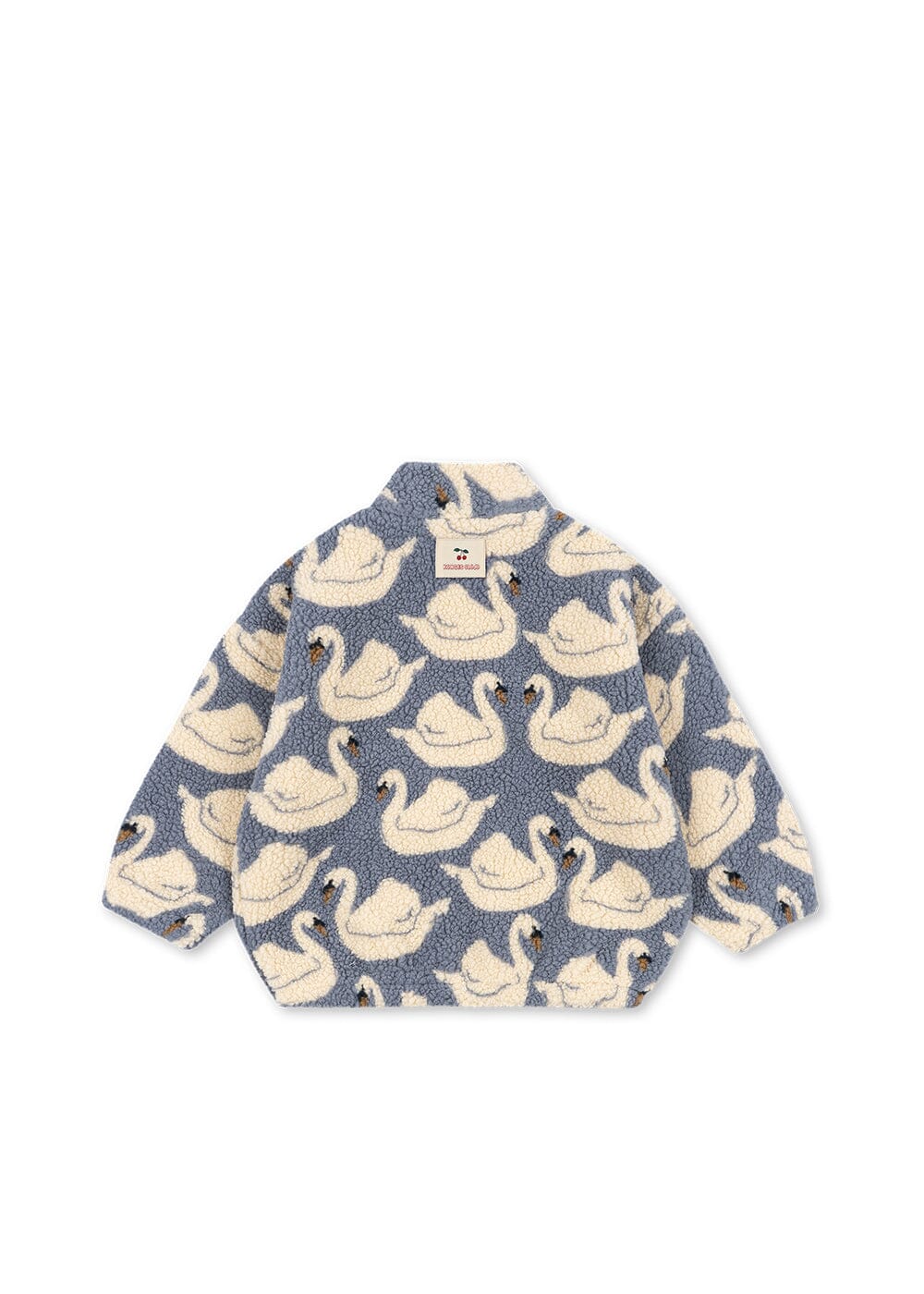 Konges Sløjd - Jody Teddy Jacket Grs Ks105720 - Swan Fleece jakker 