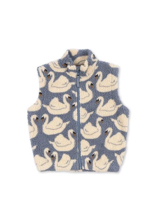 Konges Sløjd - Jody Teddy Vest Grs Ks105722 - Swan Veste 