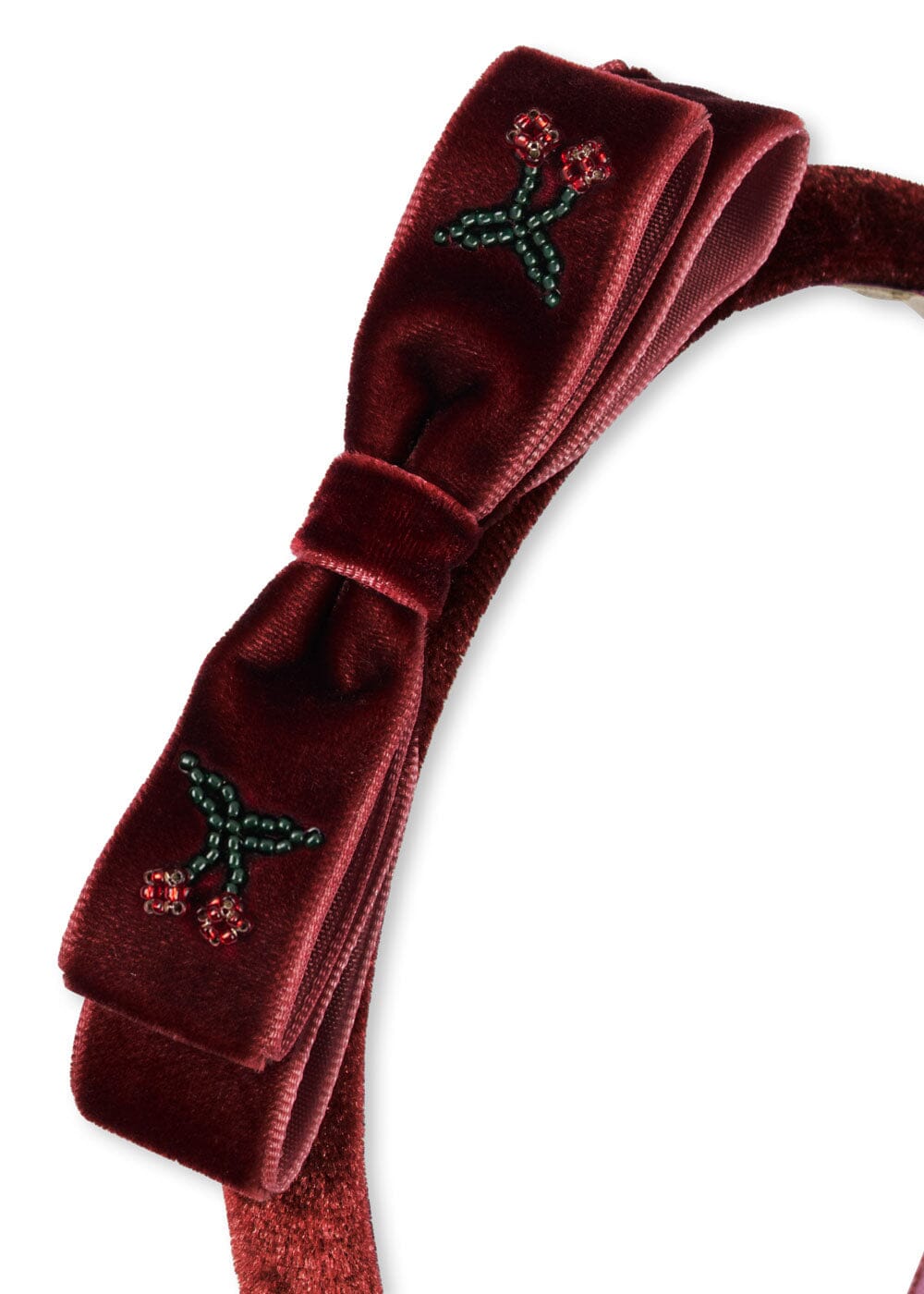 Konges Sløjd - Juliette Bow Hairbrace Ks104541 - Rio Red Hårbånd 