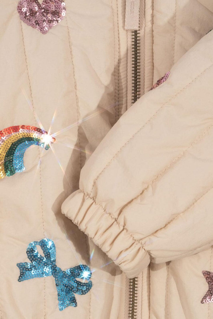 Konges Sløjd - Juno Sequin Bomber Jacket Ks103009 - Smoke Gray