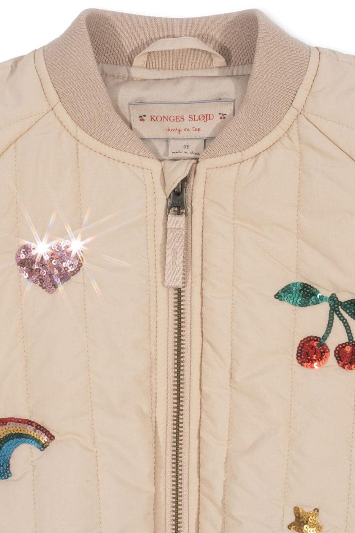Konges Sløjd - Juno Sequin Bomber Jacket Ks103009 - Smoke Gray