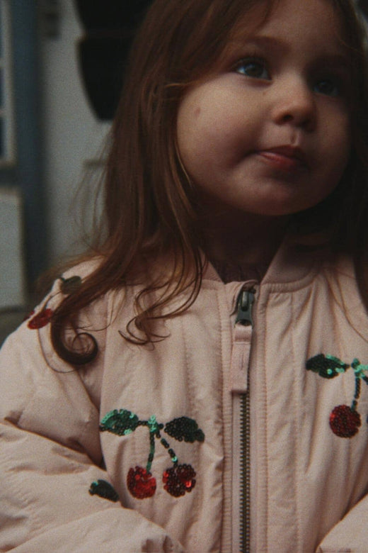 Konges Sløjd - Juno Sequin Bomber Jacket Ks105733 - Cameo Rose Termojakker 