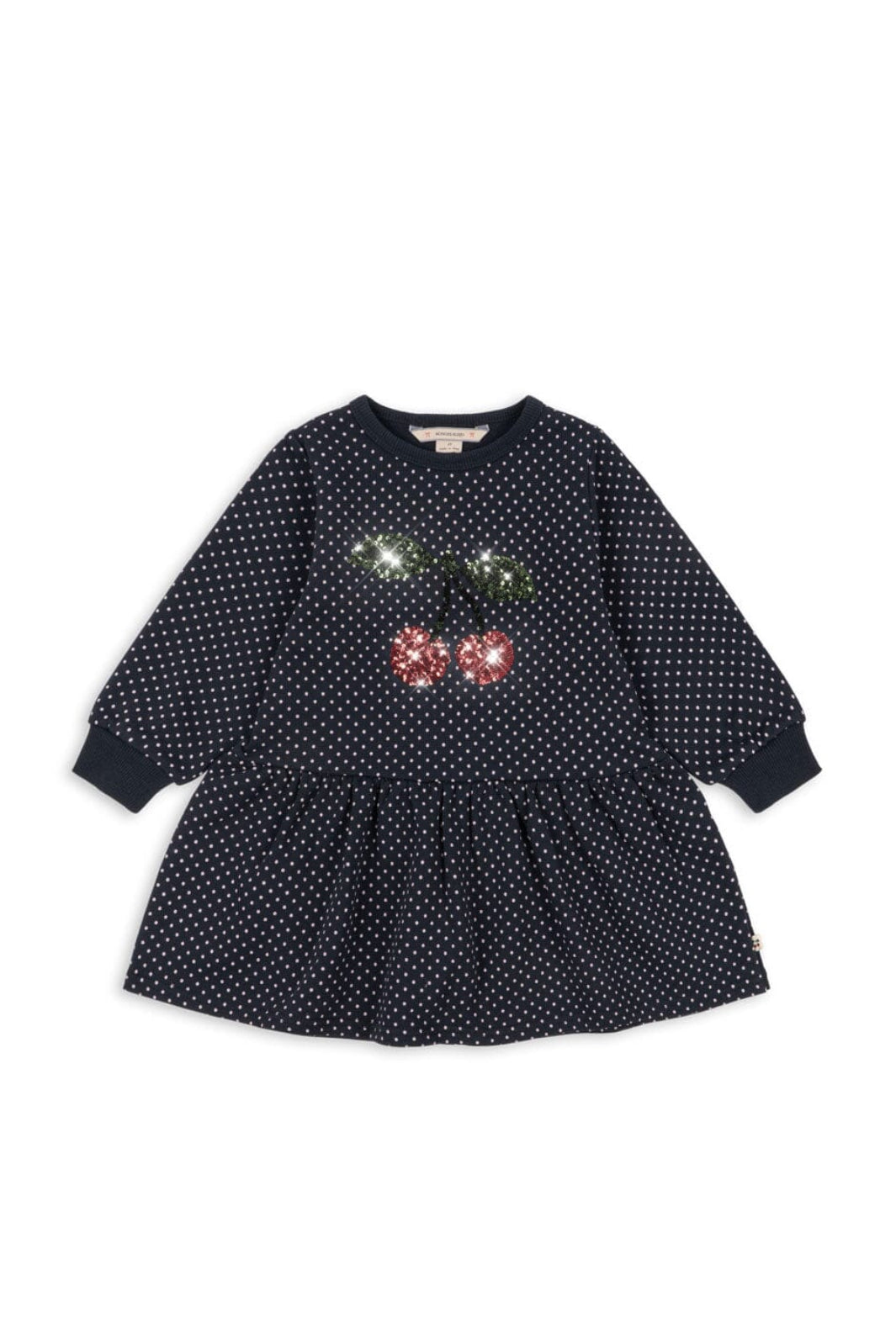 Konges Sløjd - Lou Dot Sequin Sweat Dress Gots Ks106118 - Dot Tout Petite