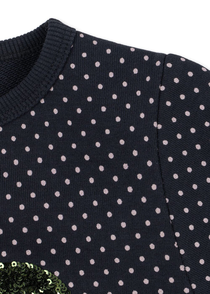 Konges Sløjd - Lou Dot Sequin Sweat Dress Gots Ks106118 - Dot Tout Petite
