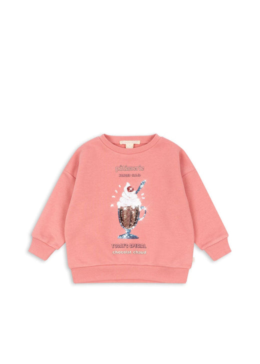 Konges Sløjd - Lou Sequin Sweat Shirt Gots Ks106104 - Peach Blossom