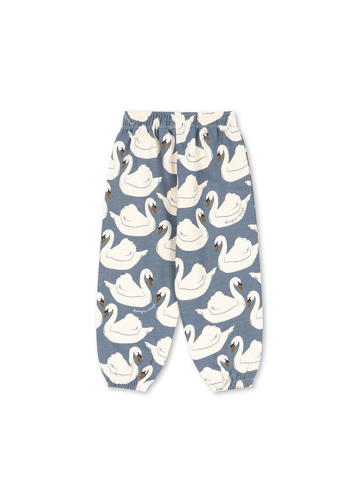Konges Sløjd - Loupy Print Sweat Pants Gots Ks106115 - Swan