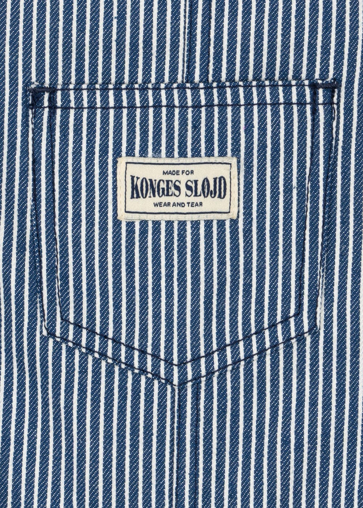 Konges Sløjd - Luc Overalls Gots Ks104956 - Blue Stripe Overalls 