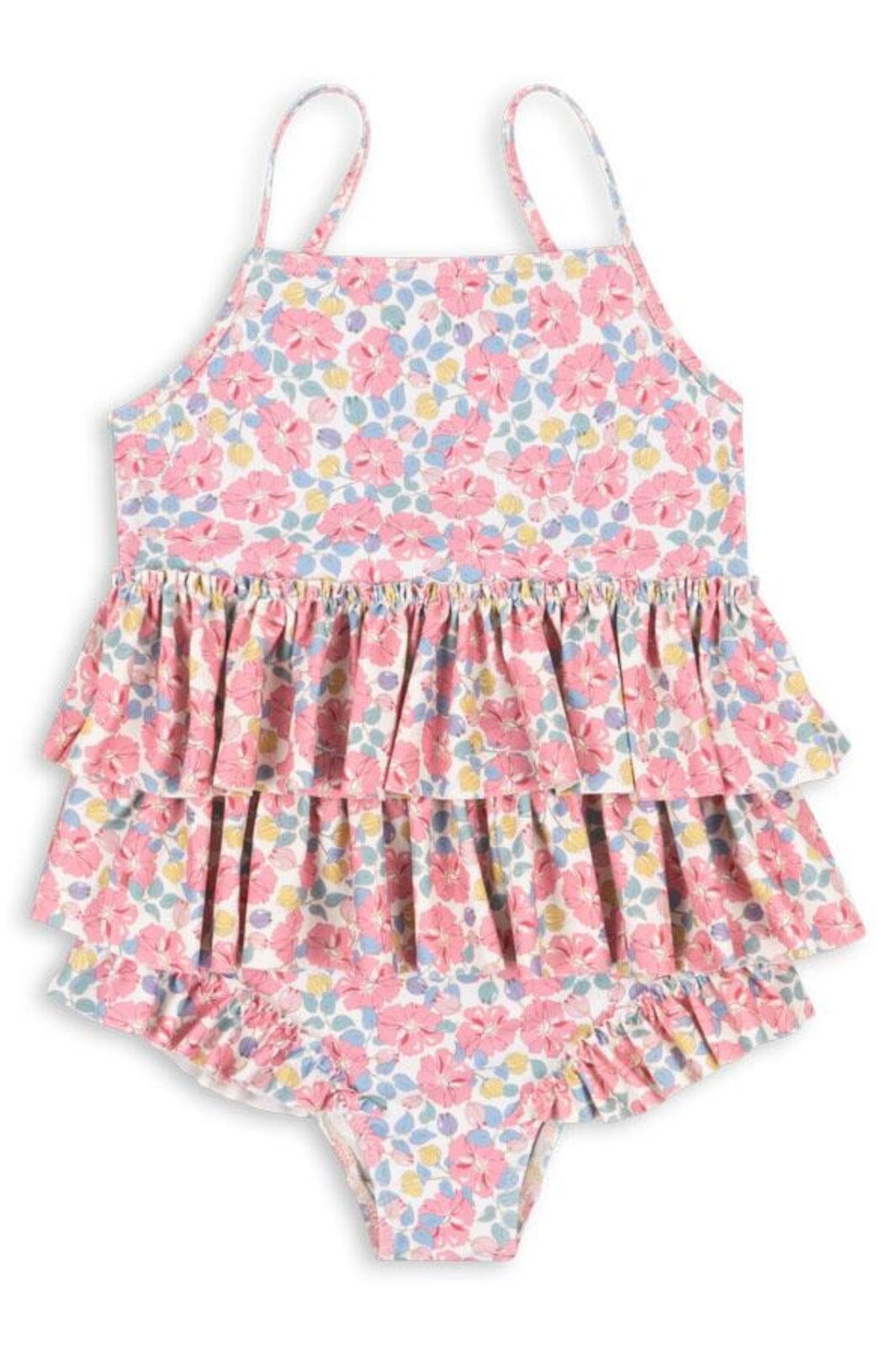 Konges Sløjd - Manuca Frill Swimsuit Grs Ks103264 - Rose Anglaise