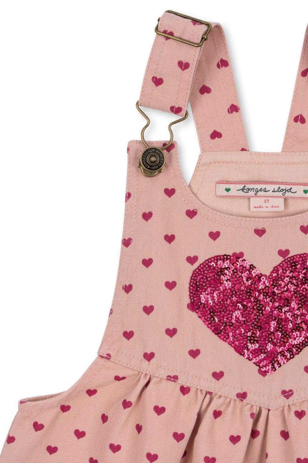 Konges Sløjd - Nola Sequin Spencer Dress Gots Ks103949 - Berry Coeur