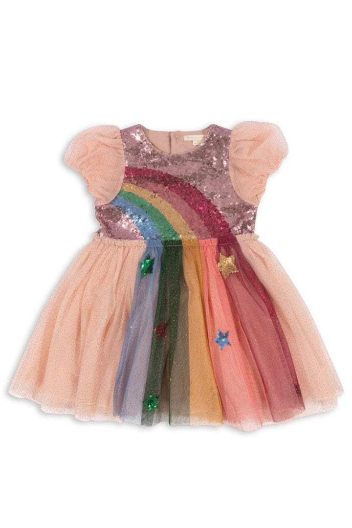 Konges Sløjd - Odette Rainbow Dress Ks103022 - Evening Sand