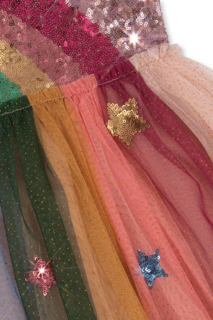 Konges Sløjd - Odette Rainbow Dress Ks103022 - Evening Sand